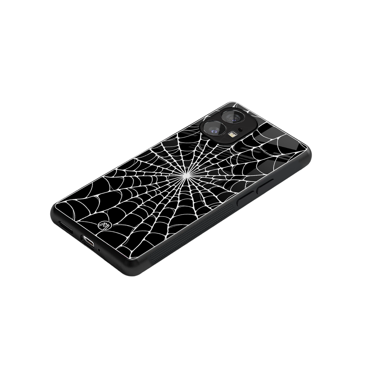 spider swirl back phone cover | glass case for nothing phone 1