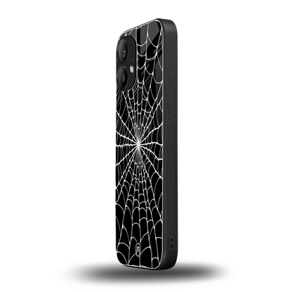 spider swirl back phone cover | glass case for nothing phone 2