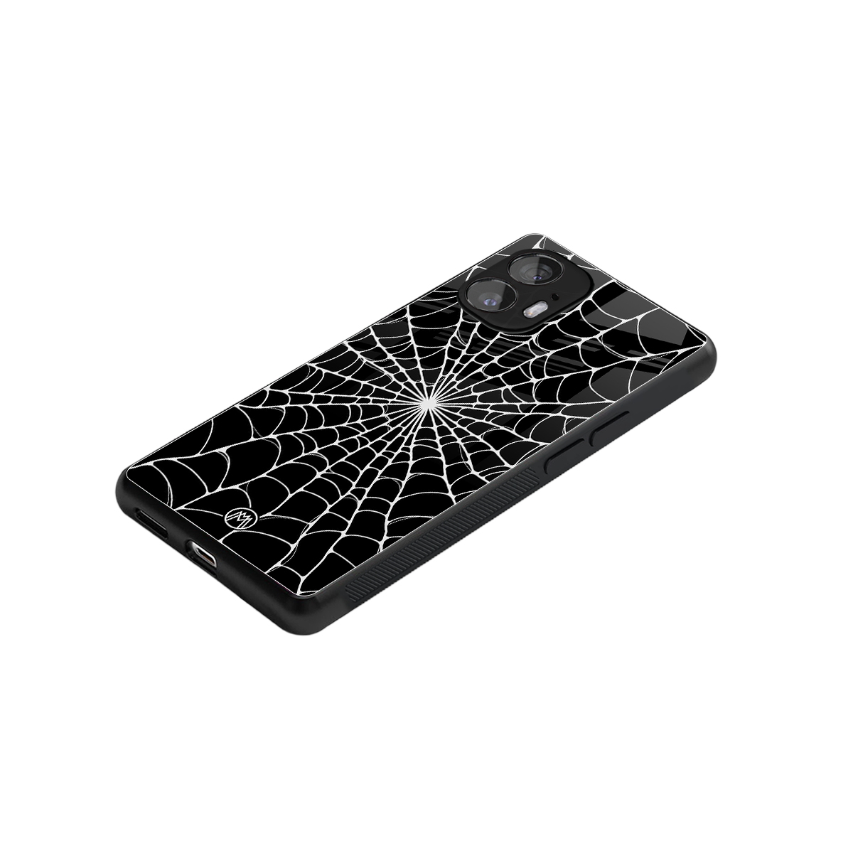 spider swirl back phone cover | glass case for nothing phone 2