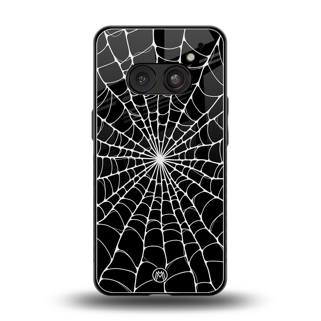 spider swirl back phone cover | glass case for nothing phone 2a
