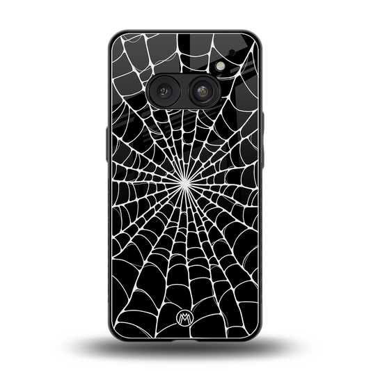 spider swirl back phone cover | glass case for nothing phone 2a