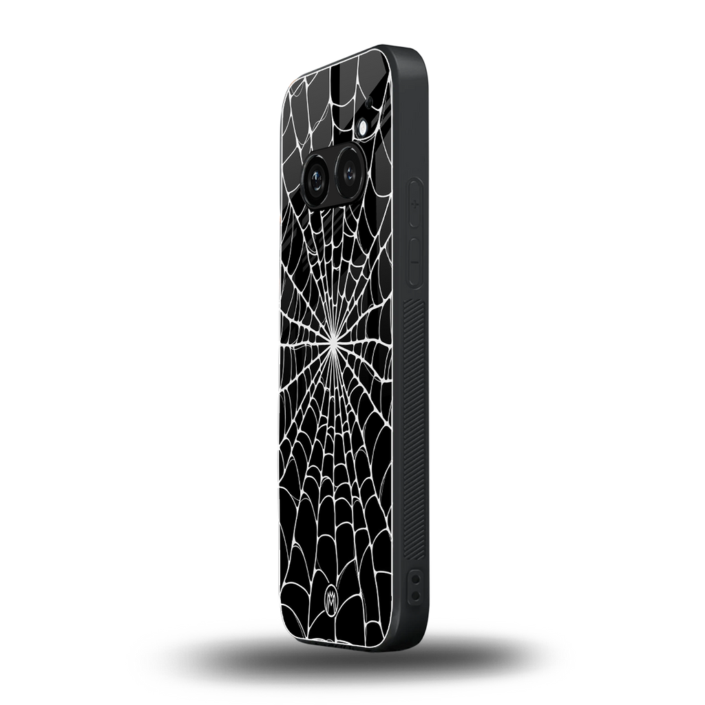 spider swirl back phone cover | glass case for nothing phone 2a