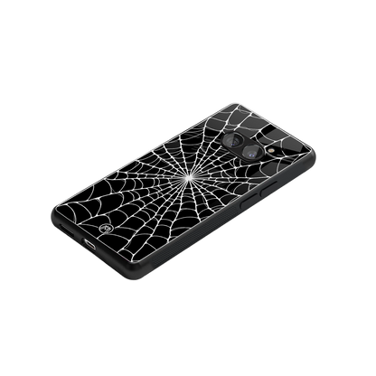 spider swirl back phone cover | glass case for nothing phone 2a