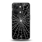 spider swirl back phone cover | glass case for oneplus nord 3