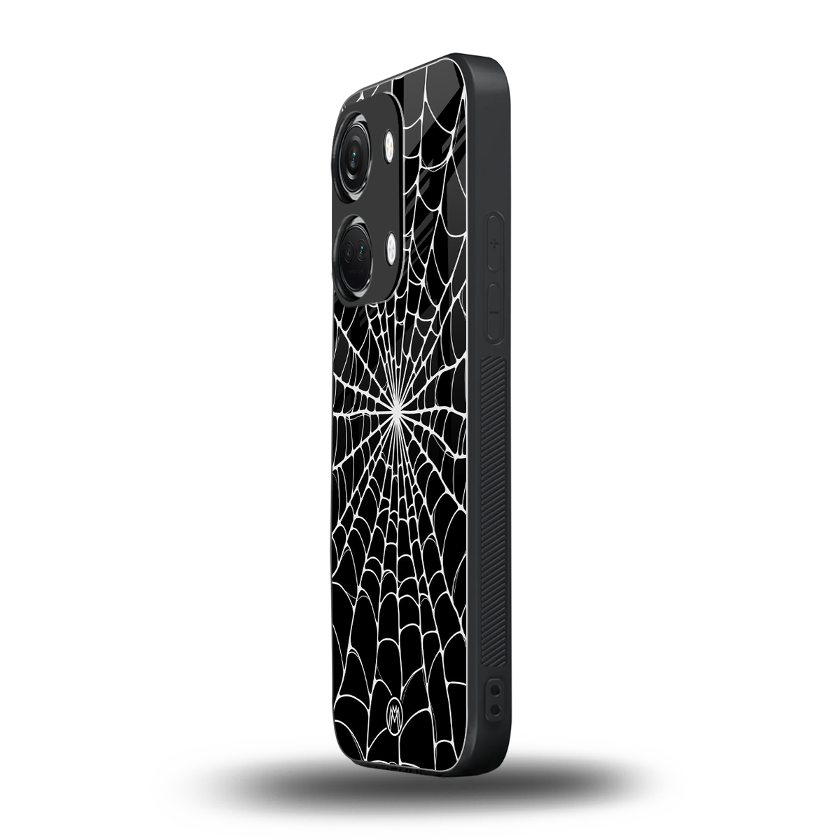 spider swirl back phone cover | glass case for oneplus nord 3