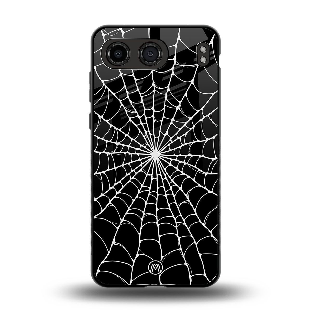 spider swirl back phone cover | glass case for oneplus nord 4