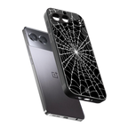spider swirl back phone cover | glass case for oneplus nord 4