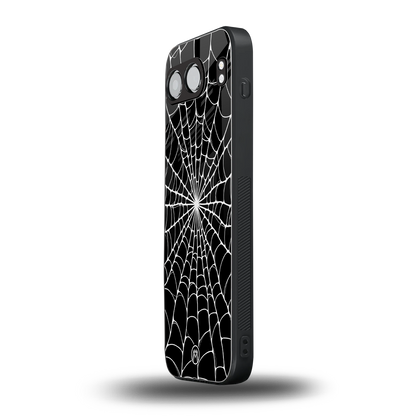 spider swirl back phone cover | glass case for oneplus nord 4