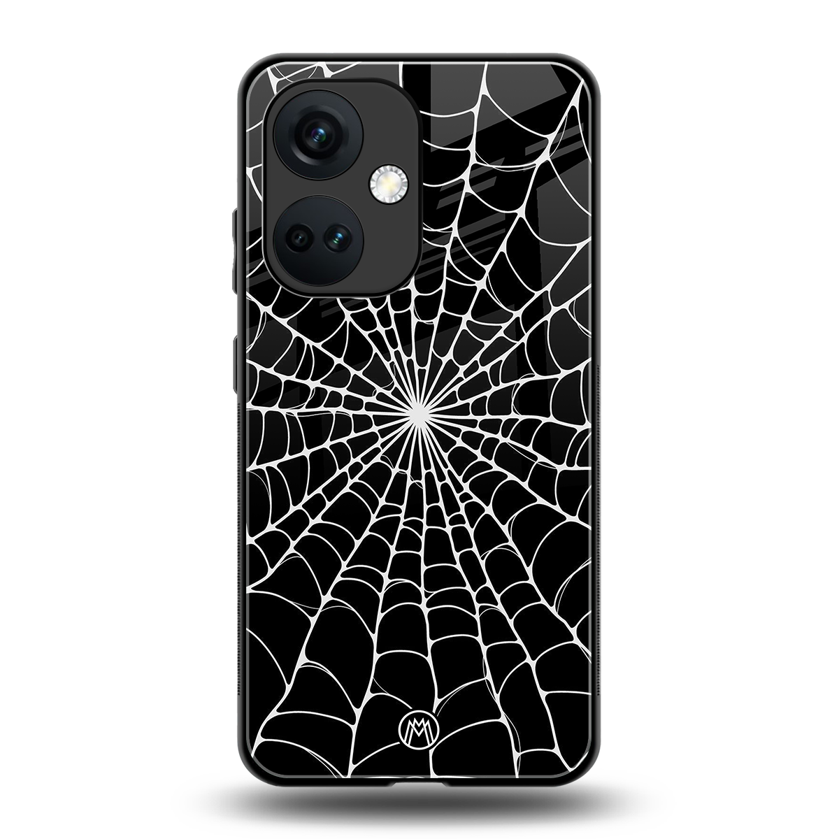 spider swirl back phone cover | glass case for oneplus nord ce 3