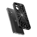 spider swirl back phone cover | glass case for oneplus nord ce 3