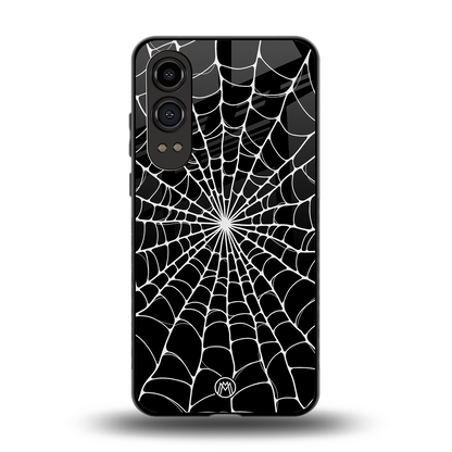 spider swirl back phone cover | glass case for oneplus nord ce 4 lite