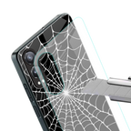 spider swirl back phone cover | glass case for oneplus nord ce 4 lite