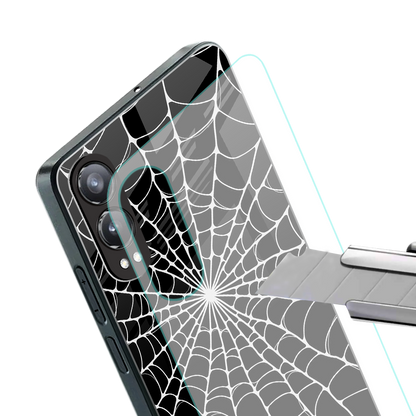 spider swirl back phone cover | glass case for oneplus nord ce 4 lite