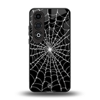 spider swirl back phone cover | glass case for oneplus nord ce 4