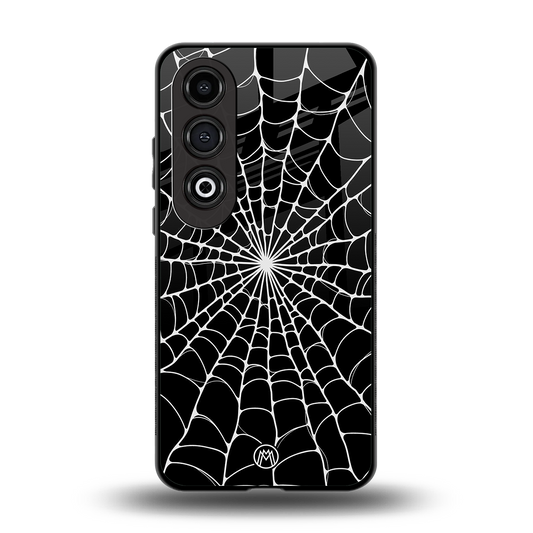 spider swirl back phone cover | glass case for oneplus nord ce 4