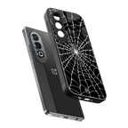 spider swirl back phone cover | glass case for oneplus nord ce 4
