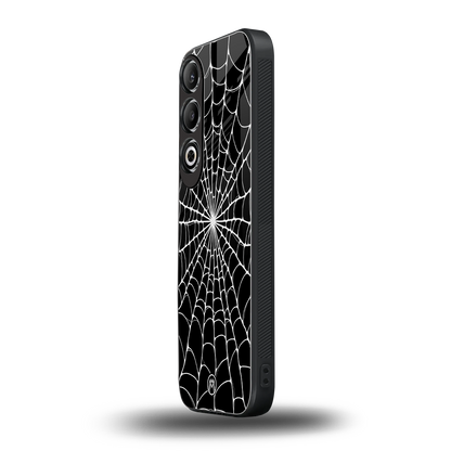 spider swirl back phone cover | glass case for oneplus nord ce 4