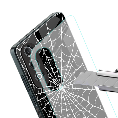 spider swirl back phone cover | glass case for oneplus nord ce 4