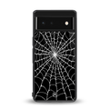 spider swirl back phone cover | glass case for Google Pixel 6A