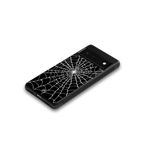 spider swirl back phone cover | glass case for Google Pixel 6A