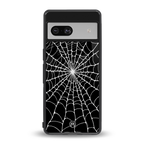 spider swirl back phone cover | glass case for Google Pixel 7