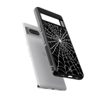 spider swirl back phone cover | glass case for Google Pixel 7