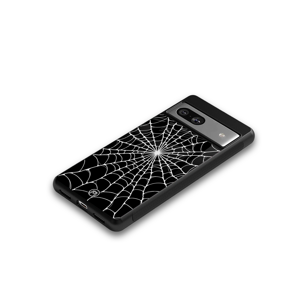 spider swirl back phone cover | glass case for Google Pixel 7