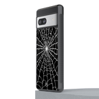 spider swirl back phone cover | glass case for Google Pixel 7