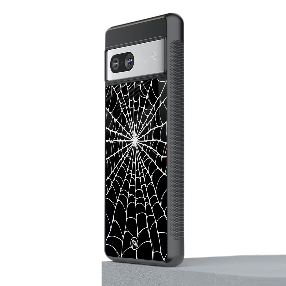 spider swirl back phone cover | glass case for Google Pixel 7