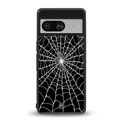 spider swirl back phone cover | glass case for Google Pixel 8