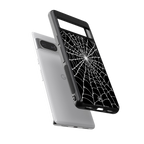 spider swirl back phone cover | glass case for Google Pixel 8