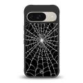 spider swirl back phone cover | glass case for google pixel 9