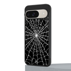 spider swirl back phone cover | glass case for google pixel 9