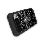 spider swirl back phone cover | glass case for google pixel 9 pro