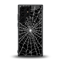 spider swirl back phone cover | glass case for samsung galaxy s23 ultra
