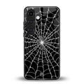 spider swirl back phone cover | glass case for samsung galaxy s25 plus