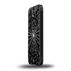 spider swirl back phone cover | glass case for samsung galaxy s24 plus