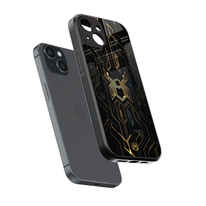 spider verse back phone cover | glass case for iphone 13 mini