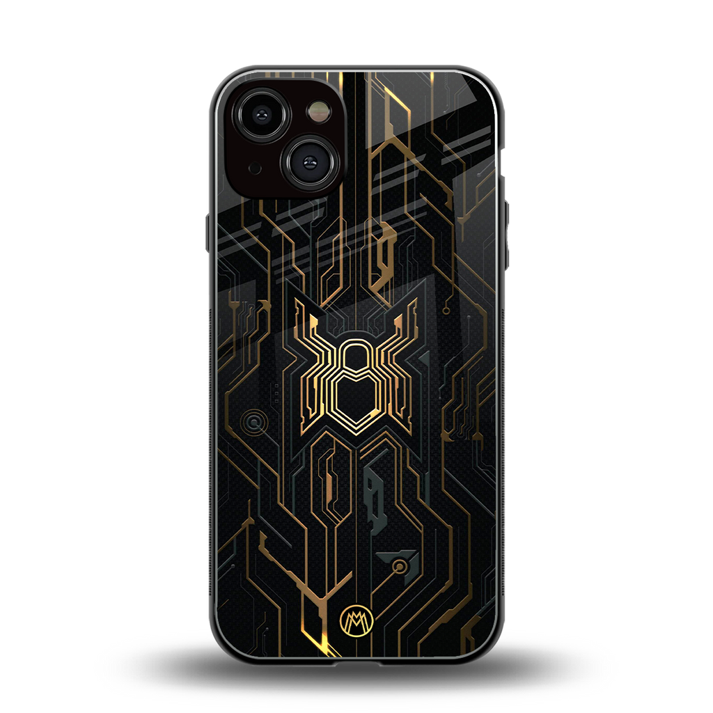 spider verse back phone cover | glass case for iphone 13