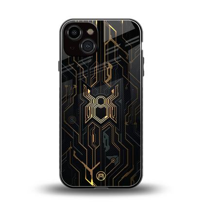 spider verse back phone cover | glass case for iphone 13