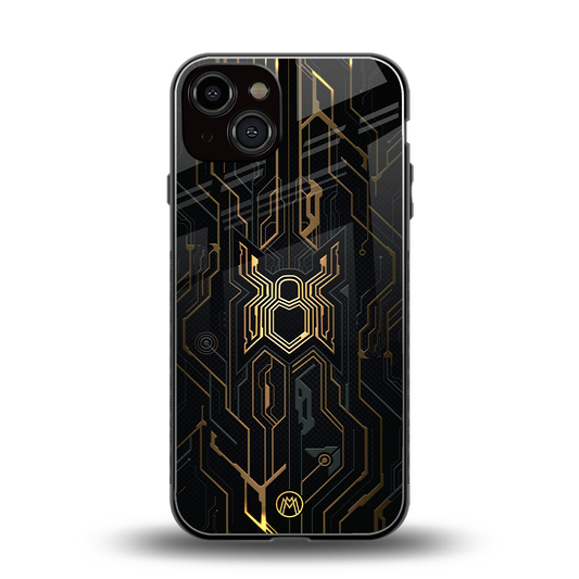 spider verse back phone cover | glass case for iphone 13
