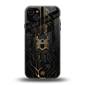 spider verse back phone cover | glass case for iphone 15 plus