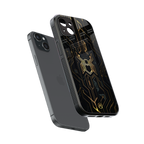 spider verse back phone cover | glass case for iphone 15 plus