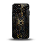 spider verse back phone cover | glass case for iphone 15 pro max