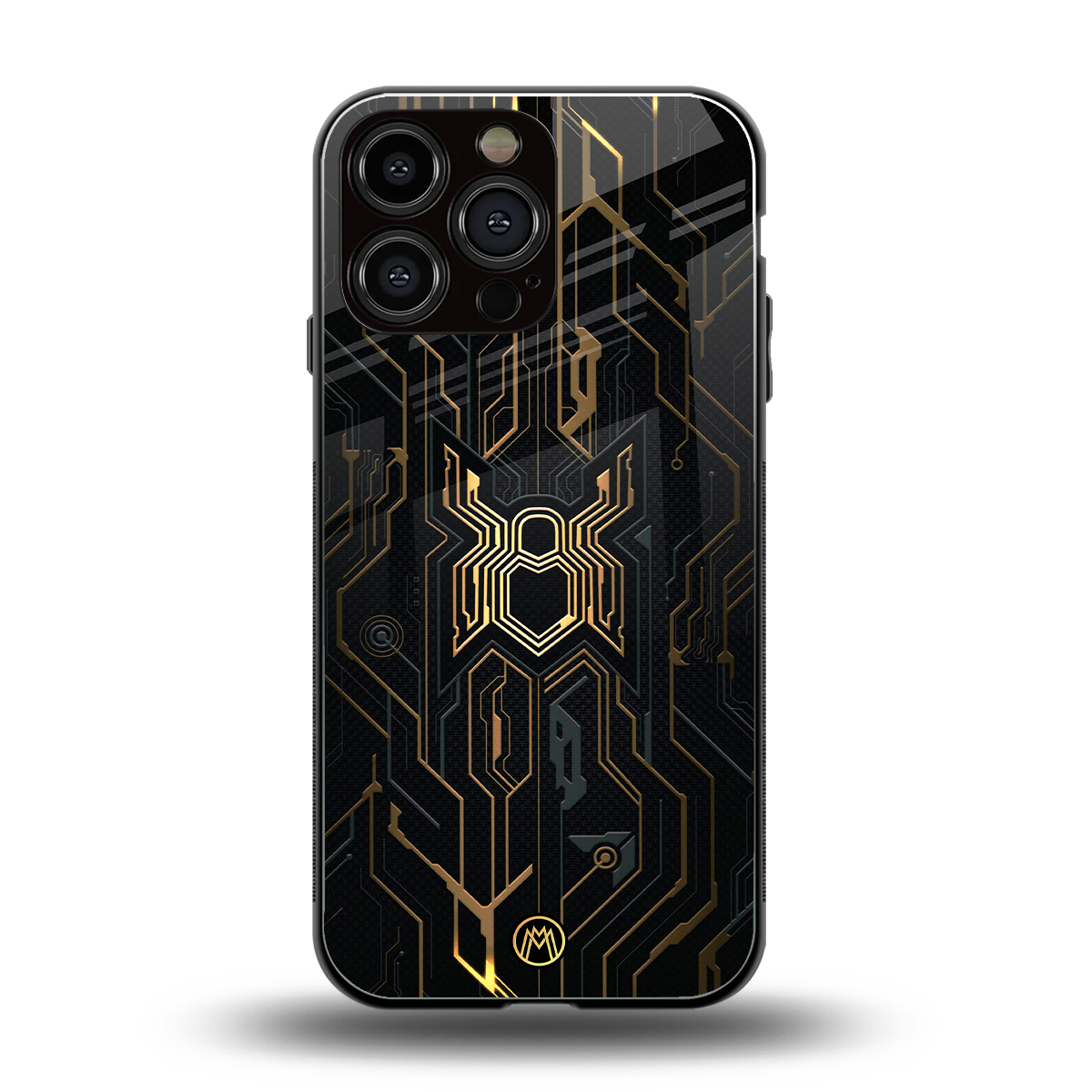 spider verse back phone cover | glass case for iphone 14 pro max