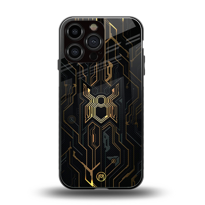 spider verse back phone cover | glass case for iphone 14 pro max