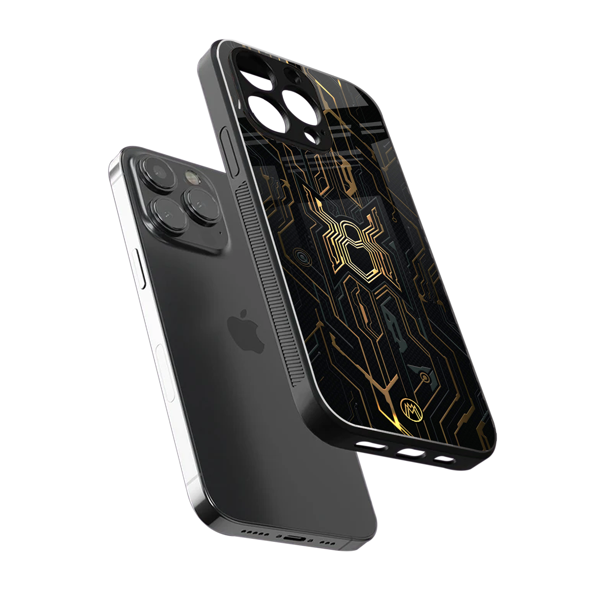 spider verse back phone cover | glass case for iphone 15 pro max
