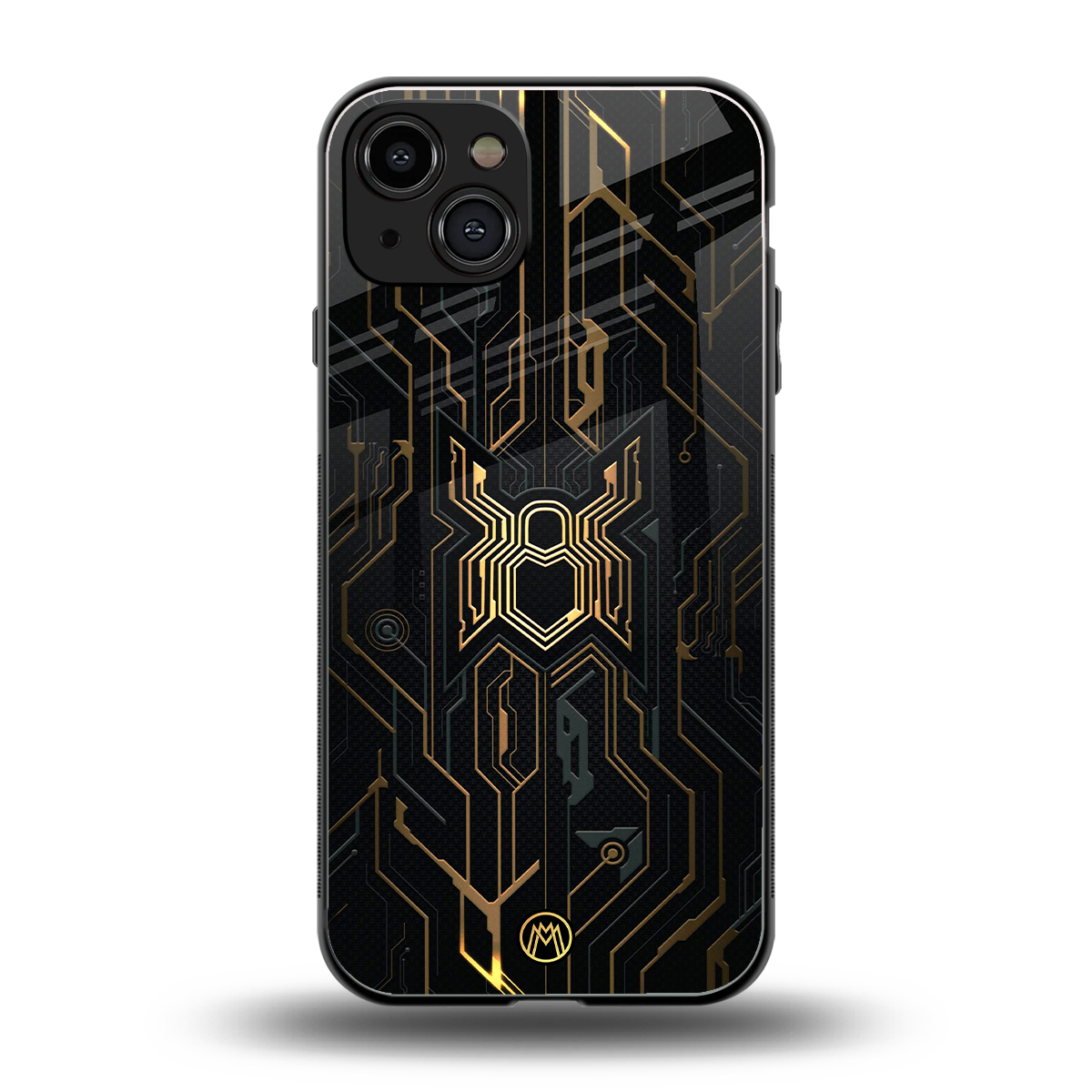 spider verse back phone cover | glass case for iphone 15