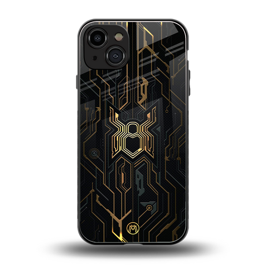 spider verse back phone cover | glass case for iphone 14
