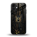 spider verse back phone cover | glass case for iphone 16 plus